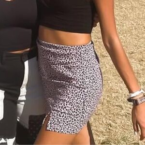 Pink Mini Skirt Topshop